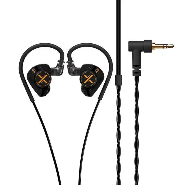 Alt view image 2 of 7 - ooopusX Op.22 Headphones Two Dynamic Two Balanced Armature Drivers in-Ear Monitors Adjustable Tuning Options (3.5mm Without mic)