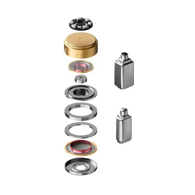 Alt view image 4 of 7 - ooopusX Op.22 Headphones Two Dynamic Two Balanced Armature Drivers in-Ear Monitors Adjustable Tuning Options (3.5mm Without mic)