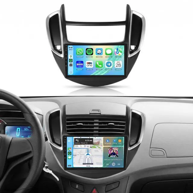 Main image of 5Ghz WiFi 8Core 4GB+64GB DSP 46EQ for Chevy Trax 2014-2016 Car Radio 59UIs | 5.0 Bluetooth Android 13 Car Stereo with 9 Inch IPS Screen,Wireless Carplay/Android Auto GPS FM/RDS Radio SWC Backup Camera