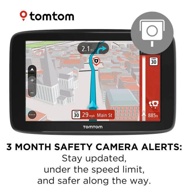 Alt view image 4 of 7 - Go Comfort 5 Inch GPS Navigation Device with Updates via Wi-Fi, Real Time Traffic, Free Maps of North America, Smart Routing, Destination Prediction and Road Trips