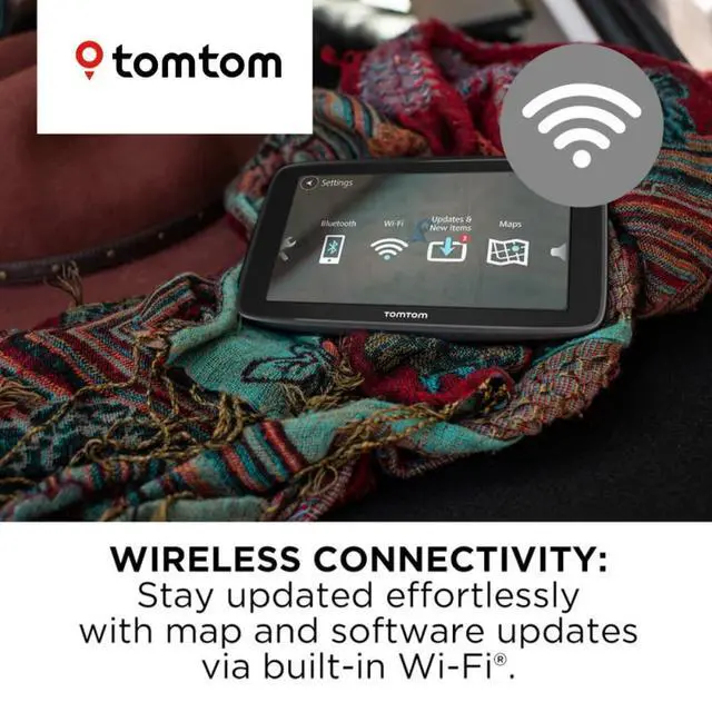 Alt view image 6 of 7 - Go Comfort 5 Inch GPS Navigation Device with Updates via Wi-Fi, Real Time Traffic, Free Maps of North America, Smart Routing, Destination Prediction and Road Trips