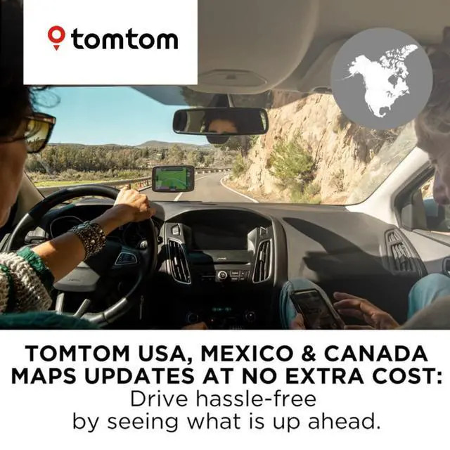 Alt view image 5 of 7 - Go Comfort 5 Inch GPS Navigation Device with Updates via Wi-Fi, Real Time Traffic, Free Maps of North America, Smart Routing, Destination Prediction and Road Trips