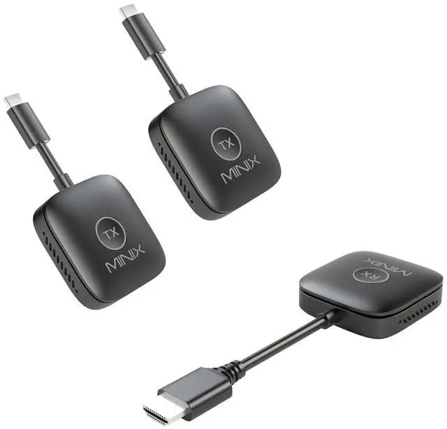 Main image of Wireless HDMI Wireless HDMI Transmitter Dual Transmitter 1 Receiver, USB-C HDMI Adapter, Multi-Screen Extension 1080P 60Hz, 164FT/50m, 2.4G/5G WiFi, Plug & Play, for TV/Monitor/Laptop