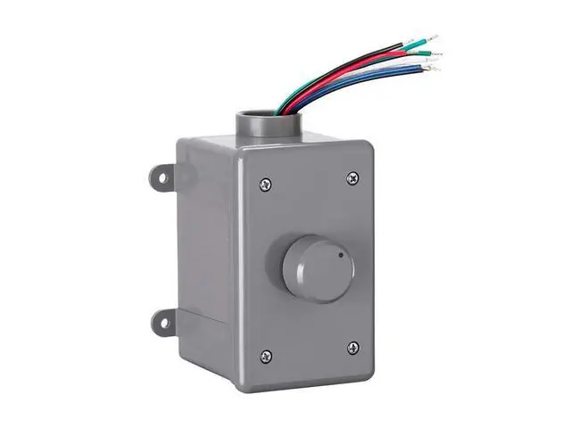 Alt view image 2 of 7 - OVC300 Rotary 300-Watt Outdoor Volume Control with Auto Impedance Matching, Weather Resistant Enclosure, for Outdoor Applications