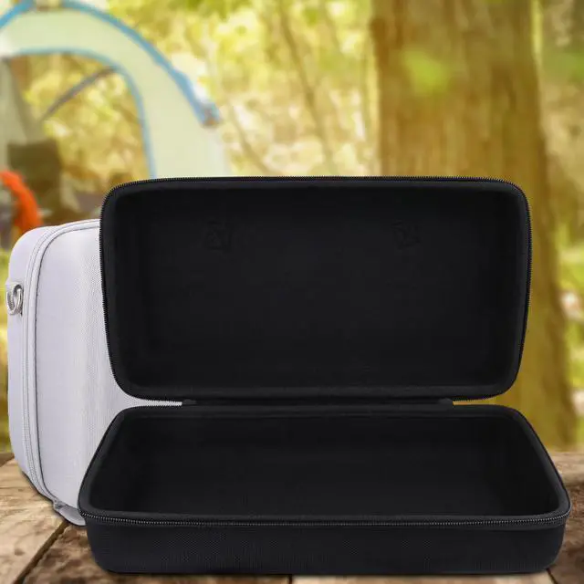 Alt view image 7 of 7 - Hard Case for Sony ULT Field 5 Portable Bluetooth Speaker, Black | Smooth Zipper, Soft Handle, Detachable Shoulder Strap, Flexible Carrying Options, Portable Design, Spacious Interior