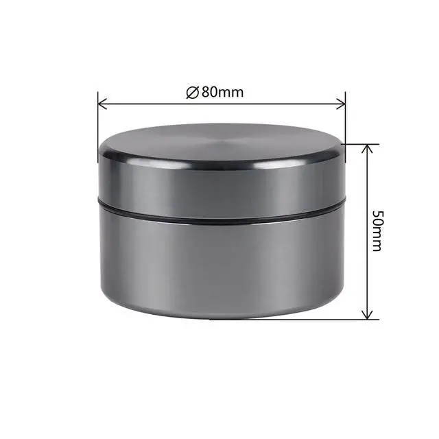 Alt view image 2 of 7 - Aluminum Alloy Earphone Case Waterproof in Ear Monitor Storage Box with Sponge Lining(Grey)