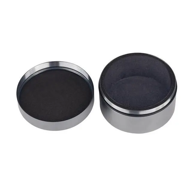 Alt view image 6 of 7 - Aluminum Alloy Earphone Case Waterproof in Ear Monitor Storage Box with Sponge Lining(Grey)