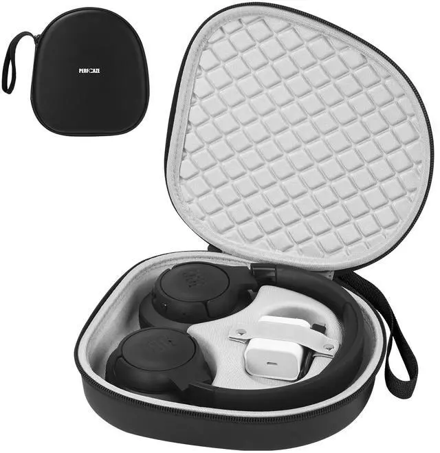 Main image of Hard Headphone Case for Sony WH-CH720N / JBL Tune Live 720BT 770NC / Bmani | Portable Carrying Case for Over-Ear Headphone with Mesh Pocket, Handle Strap, Travel & Stroage, Black