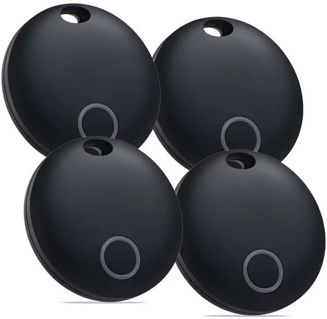 Main image of Air Tracker Tags-4 Pack, Smart Bluetooth Tracker Works with Apple Find My (iOS Only), Item Finder Locator for Keys, Luggage, Backpack, IP67 Waterproof