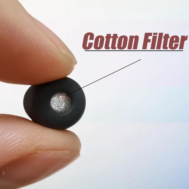 Alt view image 4 of 6 - Extra Small (XS) Memory Foam Earbuds Tips Replacement for Small Ear Canal | 3 Pairs Universal Anti-slip Ear Tips with Filter Screen, Noise Isolating, Secure Fit, for in-Ear Earbuds, Black