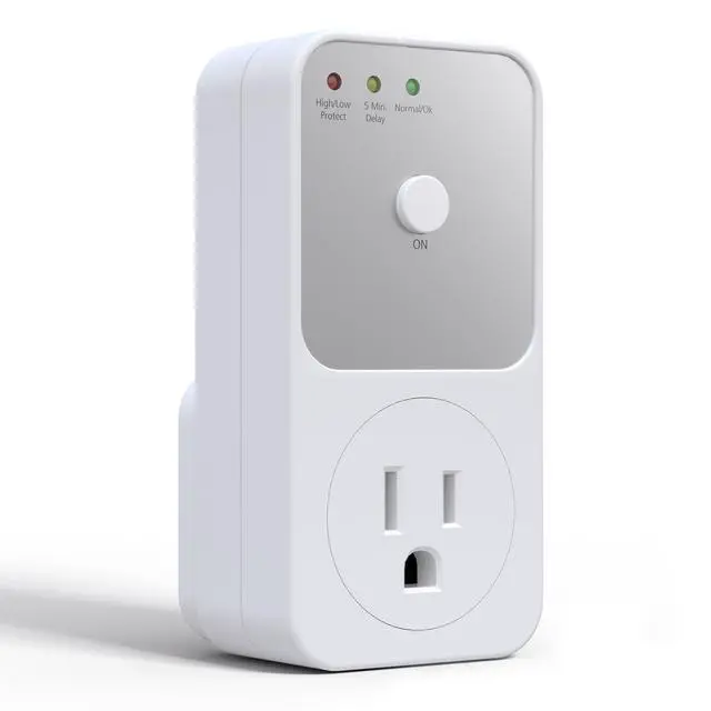 Main image of Surge Protector - 1800W Single Outlet for Refrigerator, TV, PC, Home Appliance - Wall Outlet With Ground & Protected Light Indicators, 120V, 15A, 1 Pack