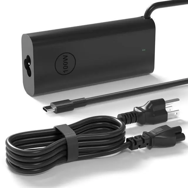 Main image of 100W USB-C Laptop Charger Compatible with Dell Precision Inspiron | 100W USB-C Gan AC Adapter For Precision 5680 3580 3581 Latitude 5340 7640 Inspiron 16 Type C