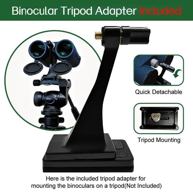 Alt view image 2 of 7 - Hunting Binoculars with Rangefinder, 10x42 HD 1968 Yard | 0.15s Fast Ranging, Accuracy ±0.5m, IP65 Waterproof, Included Bino Tripod Adapter, Long Range Laser Rangefinding for Hunter