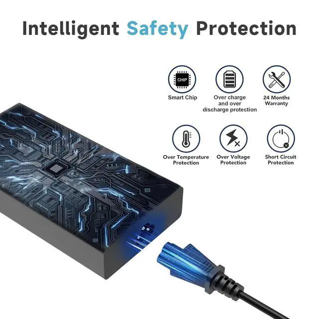 Alt view image 7 of 7 - 180W Charger Compatible with Acer Nitro Predator Helios | 19.5V 9.23A AC Adapter. Fits 5 7, Triton 300 500, ConceptD, Aspire. Replaces AN515 AN517 PH315 5.5x1.7mm tip