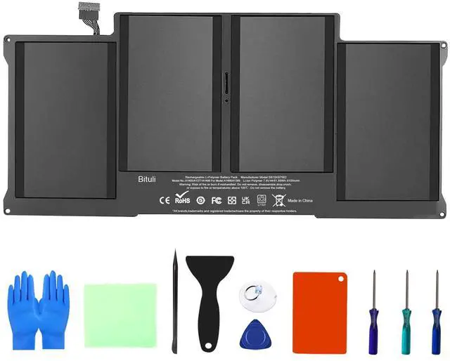 Main image of A1405 A1466 Replacement Battery for MacBook Air 13 inch A1377 A1369 (Late 2010 Mid 2011 Mid 2012 Mid 2013 Early 2014 Version), Also fit A1496 661-5731 MC503 MC504
