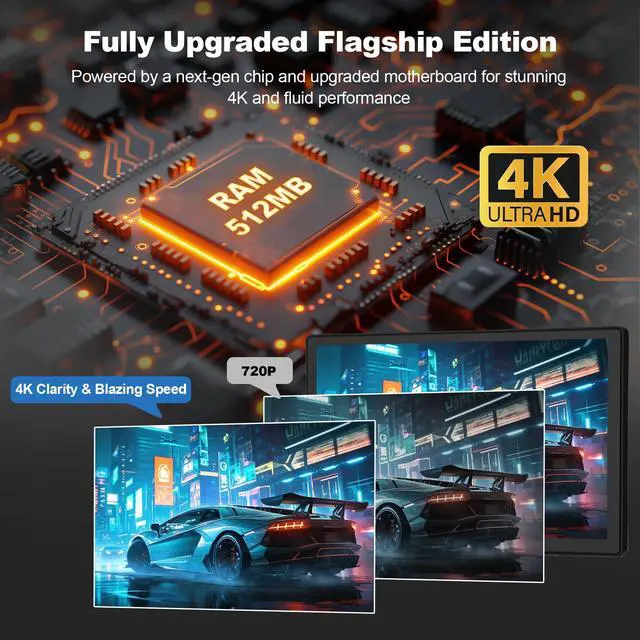 Alt view image 7 of 7 - 9'' Wireless CarPlay Screen for Car, Apple Car Play & Android Auto Car Stereo HD Touchscreen with 4K Dash Cam & 1080P Backup Camera, GPS Navigation & Mirror Link, for Most Vehicles