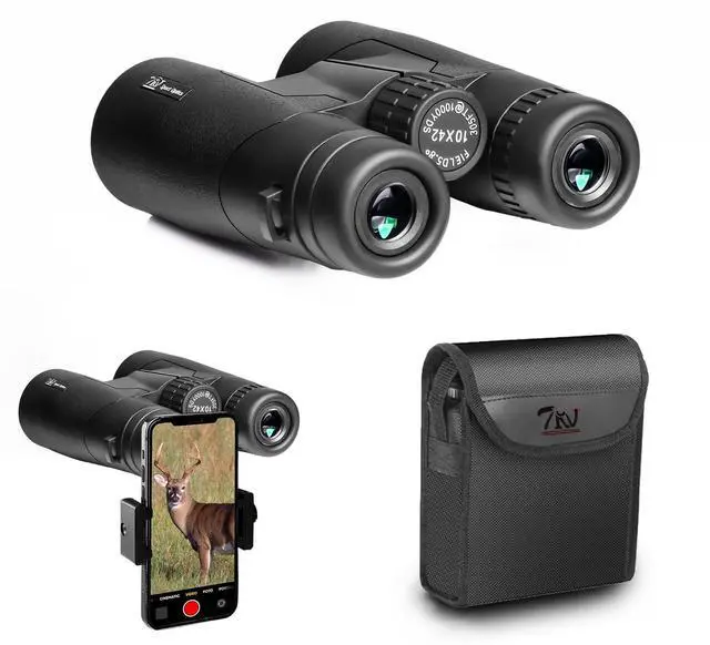 Main image of High Power 10x42 Binoculars for Adults with Bak7 Prism & BMC Coating - Binoculars for Birdwatching, Hiking, Concerts