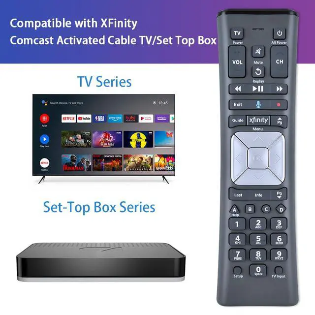Alt view image 2 of 7 - New Replacement Xfinity XR11 Voice Remote Control for XFinity Comcast Activated Cable TV Backlit Remote Control