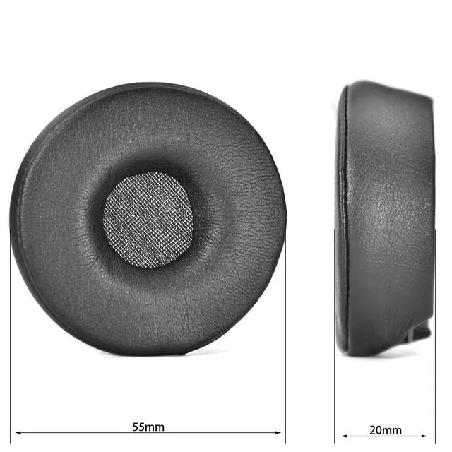 Alt view image 3 of 7 - Earpads for Jabra Engage 55/65/75 (Stereo Version) Headset | (Do Not Fit Engage 50)Ear Pads and Microphone Foam Replacement,Soft Protein Leather and High-Density Memory Foam