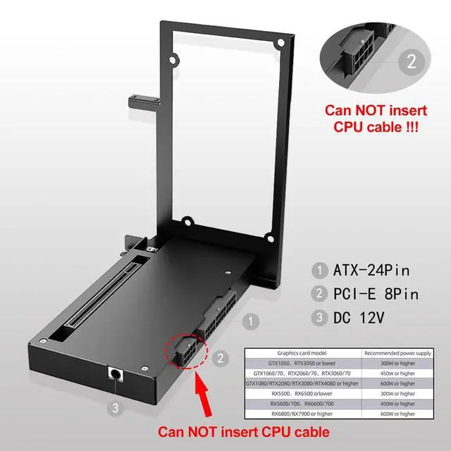 Alt view image 3 of 7 - External GPU Dock Station, Mini eGPU Enclosure Only Compatible with Thunderbolt 3/4,USB4 40Gbps Graphics Card Dock Compatible with NVIDIA/AMD PCIe, PD 85W, Daisy Chain, DC/ATX/SFX/Flex Support