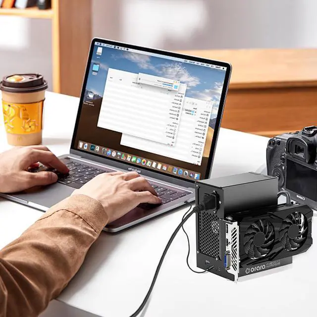 Alt view image 6 of 7 - External GPU Dock Station, Mini eGPU Enclosure Only Compatible with Thunderbolt 3/4,USB4 40Gbps Graphics Card Dock Compatible with NVIDIA/AMD PCIe, PD 85W, Daisy Chain, DC/ATX/SFX/Flex Support