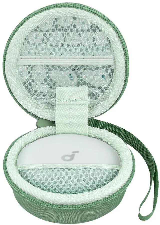 Main image of Hard Case for Anker Soundcore Sleep A30/A20 Earbuds,Mint Green | EVA Hard Shell, Mesh Pocket Accessory Storage, Impact Resistant Protection, Travel-Ready Portable, Protective Case Only