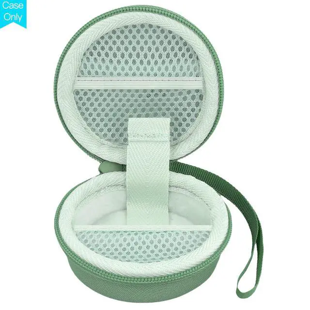 Alt view image 2 of 7 - Hard Case for Anker Soundcore Sleep A30/A20 Earbuds,Mint Green | EVA Hard Shell, Mesh Pocket Accessory Storage, Impact Resistant Protection, Travel-Ready Portable, Protective Case Only