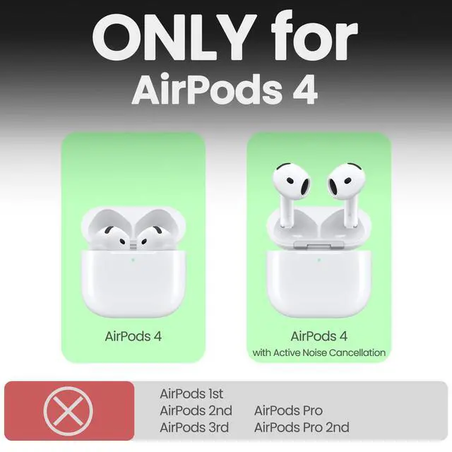 Alt view image 3 of 7 - Black Solid Wood for AirPods 4 Case (2024) (USB-C), Mountain Dawn | AirPods 4th Generation Case with Quick Released Keychain, Soft Shockproof TPU Cover, Art Painting Hand-Drawn Style