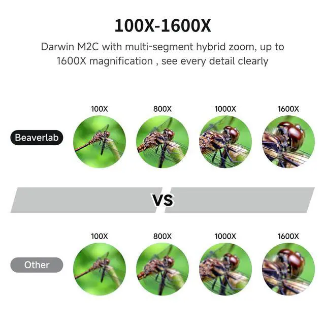 Alt view image 2 of 7 - Microscope for Kids, Kids Microscope with 4.0" IPS Screen, Portable Digital Pocket Microscope for Kids 8-12, Miniscope Kids Compatible with iPhone Android Computer