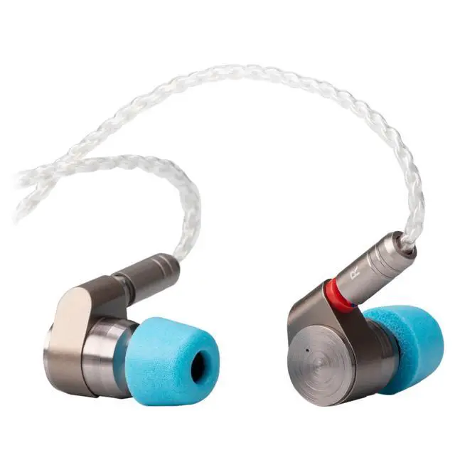 Alt view image 2 of 7 - T2 Dual Dynamic Driver IEM HiFi Wired Earbuds Strong Bass Balanced Sound CNC Aluminum Shell Detachable 0.78mm 2-Pin Silver Plated Cable for Audiophiles Musicians Stage Monitoring