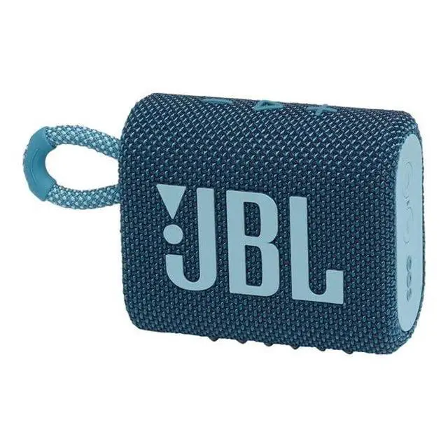 Alt view image 2 of 5 - GO 3 Waterproof Ultra Portable Bluetooth Speaker Bundle with Megen Hardshell Case (Blue)