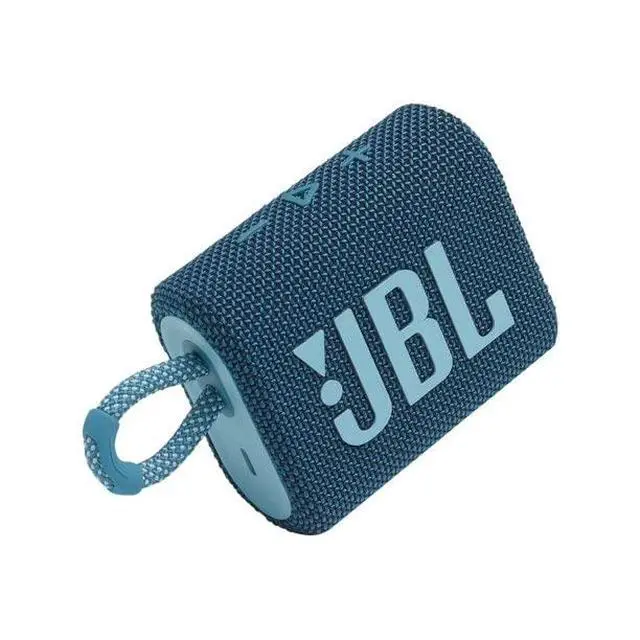 Alt view image 5 of 5 - GO 3 Waterproof Ultra Portable Bluetooth Speaker Bundle with Megen Hardshell Case (Blue)