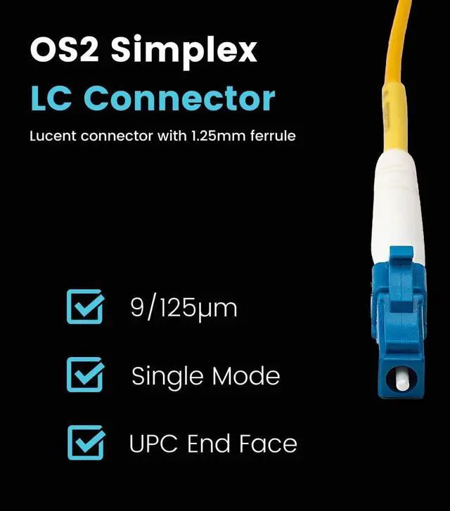 Alt view image 2 of 7 - OTDR Launch Cable Box SC/APC to LC/UPC G.657A1 Singlemode 9/125 1km Fiber Optic Dead Zone Eliminator for FTTH Fiber Testing