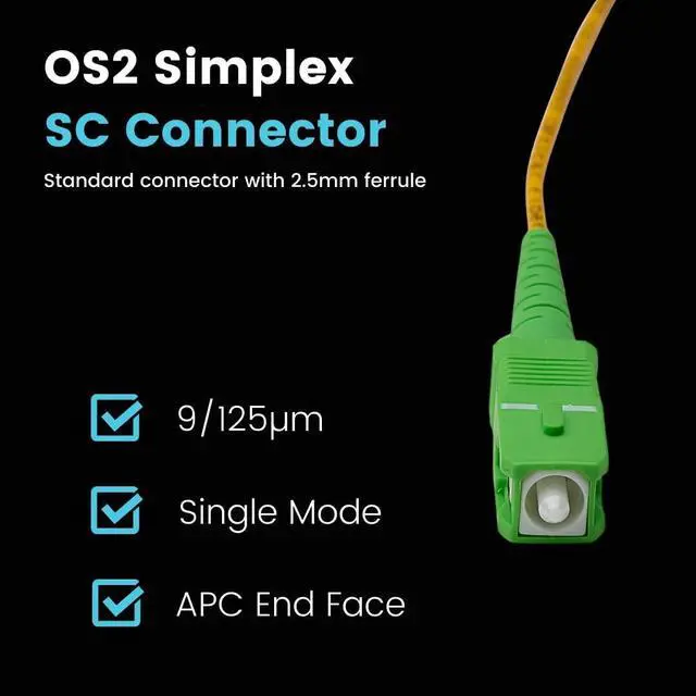 Alt view image 3 of 7 - OTDR Launch Cable Box SC/APC to LC/UPC G.657A1 Singlemode 9/125 1km Fiber Optic Dead Zone Eliminator for FTTH Fiber Testing