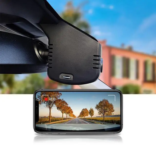 Main image of 4K Dash Cam Suitable for Volkswagen Tiguan 2024-2026 MK3 (Black Cover), OEM Factory Look, UHD 2160P Video, Built-in WiFi & APP, Loop Recording, Parking Sensor, Plug & Play, 64GB Card