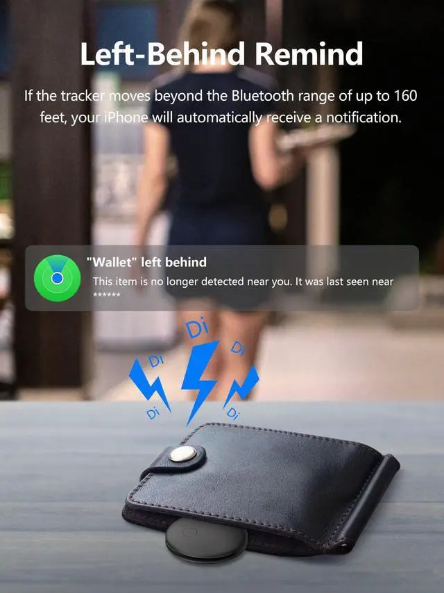 Alt view image 5 of 7 - Tracker Tags for Apple Find My (iOS Only) - Macaron, 4 Pack | Item Finder Tracking Device Locator Smart Tag for Luggage, Keys, Wallet, Bike, Bags