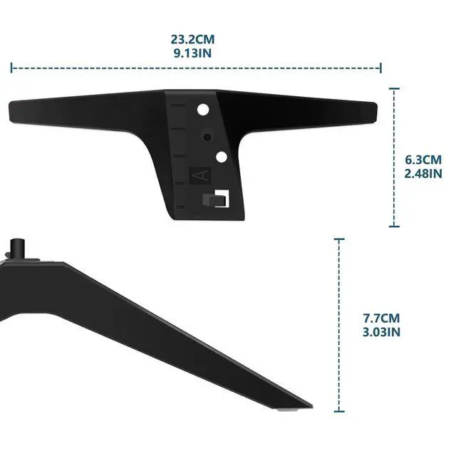 Alt view image 5 of 6 - 49 50 55 Inch for LG TV Replacement Legs Compatible for LG TV Legs | Replace 49UJ6300 49UM7300 49UN6900 50UK6300BUB 50UK6500 50UM7300 55UK6500AUA 55UJ6540 55UM7300AUE