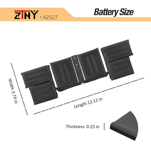 Alt view image 7 of 7 - A2527 A2485 Laptop Battery for MacBook Pro 16-inch A2485 Late 2021 Version | EMC3651 MK183LL/A MK193LL/A MK1A3LL/A MK1E3LL/A MK1F3LL/A MK1H3LL/A Series Notebook 11.45V 99.6Wh 8693mAh