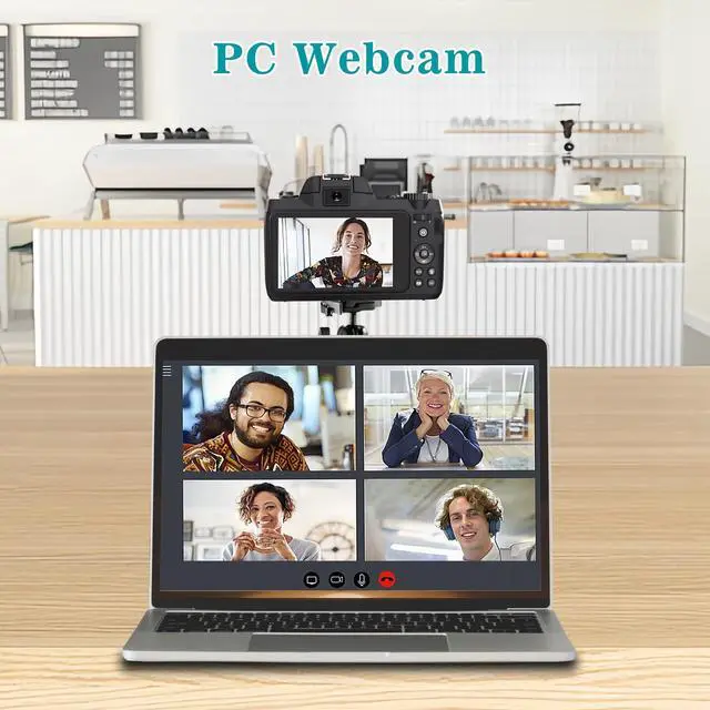 Alt view image 7 of 7 - Digital Camera,5K 64MP Camera for Photography with Dual-Lens and Lens Hood,32GB Card 2 Batteries,Selfie 4" Touch Screen Vlogging Cameras for YouTube, Autofocus Flash 18X Digital Zoom Travel Camera