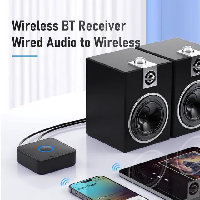 Alt view image 3 of 7 - Bluetooth 6.0 Transmitter Receiver for TV to Wireless Headphones/Speaker, Bluetooth Adapter for TV/AUX/RCA Audio Inputs, Plug n Play, Audio Transmitter Adapter for Home Stereo