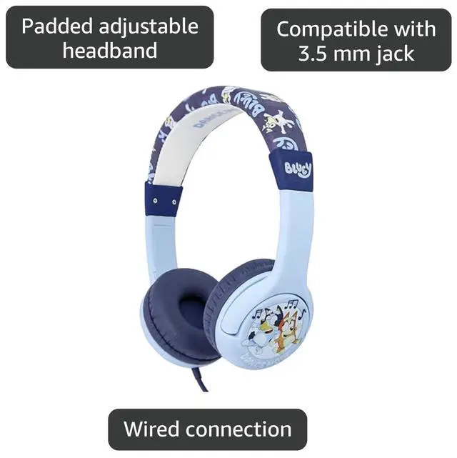 Alt view image 3 of 7 - BL1073 Kids Wired Headphones - Bluey Headphones