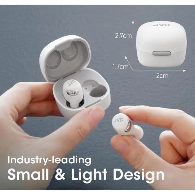 Alt view image 3 of 7 - True Wireless Compact Earbuds Active Noise Cancelling, Up to 27 Hours Playback, Low Latency Mode - IPX4 Sweat/Rain Proof, Quick Charge Case, Mic