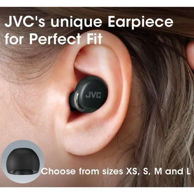 Alt view image 5 of 7 - True Wireless Compact Earbuds Active Noise Cancelling, Up to 27 Hours Playback, Low Latency Mode - IPX4 Sweat/Rain Proof, Quick Charge Case, Mic