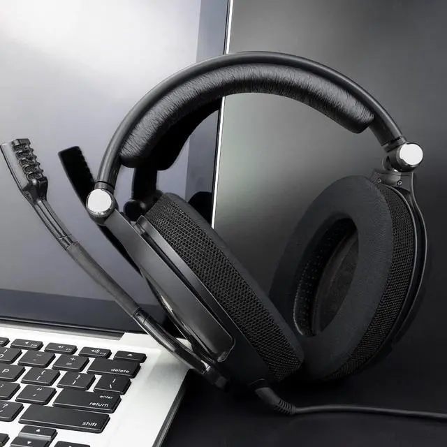 Alt view image 2 of 7 - Full Cooling Earpads for Sennheiser HD560S/HD598/PXC350 - Black | for HD599/HD598/PXC350/HD595/HD569/HD560S/Game Zero/G4ME Zero/PC37X/PC38X/PC350/PXE350/PC360/HD380 Headphones