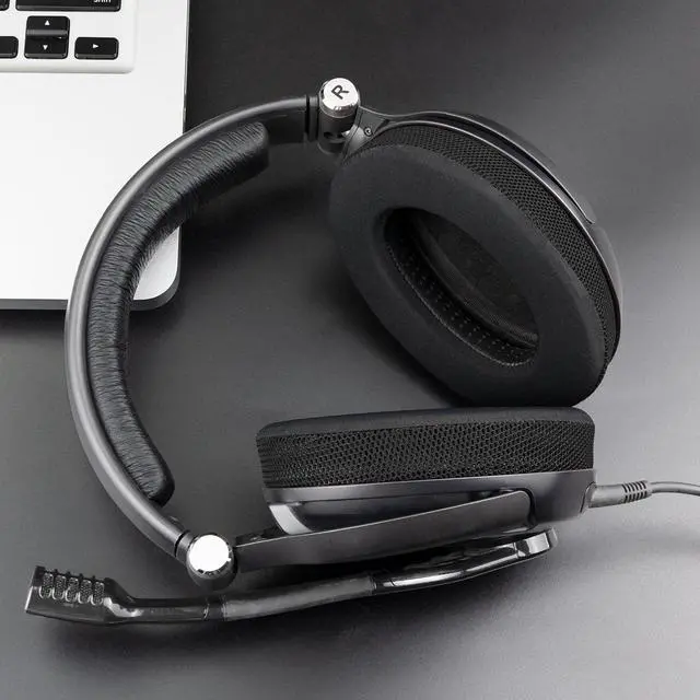 Alt view image 6 of 7 - Full Cooling Earpads for Sennheiser HD560S/HD598/PXC350 - Black | for HD599/HD598/PXC350/HD595/HD569/HD560S/Game Zero/G4ME Zero/PC37X/PC38X/PC350/PXE350/PC360/HD380 Headphones