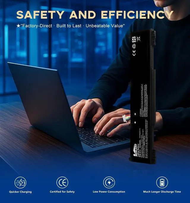 Alt view image 7 of 7 - RH03XL Replacement Battery for HP ProBook 430/440/445/450/455/630/640/650 G8 G9 G10 Series, EliteBook 630/640/645/830 G9 G10 G11 Series, HP Zhan 66 Pro 14 G4/G5 Series, Compatible W/TPN-IB0L