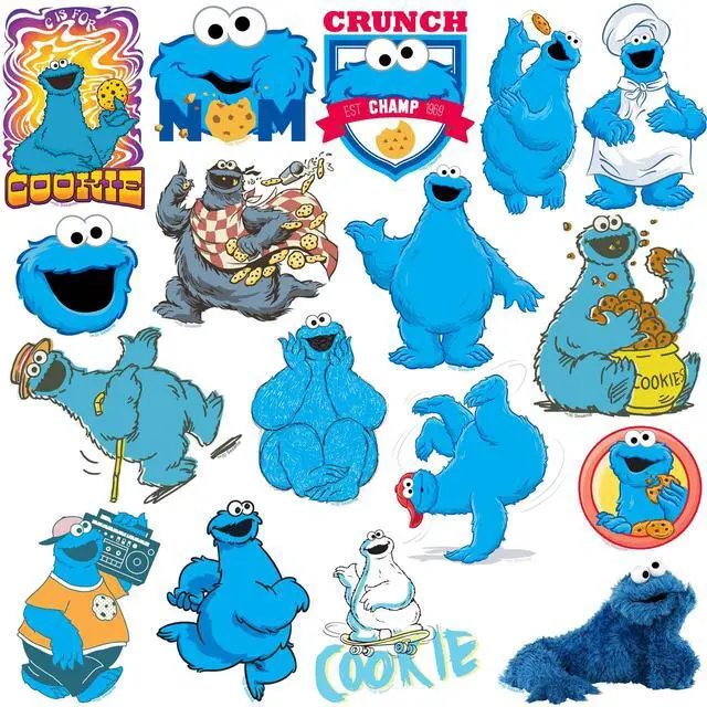 Alt view image 3 of 6 - Sesame Street Cookie Monster, Tablet, Cookie Monster Character Variety Set