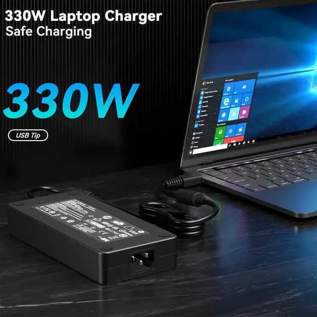 Alt view image 6 of 6 - 330W 280W ADP-330GB D Charger Compatible with MSI Raider/Vector/Titan | Compatible with MSI Raider 18 A18 GE68HX GE78HX GP68HX GE67HX Vector 16HX 17HX GP76 GP68HX Titan GT77 CreatorPro X17 HX