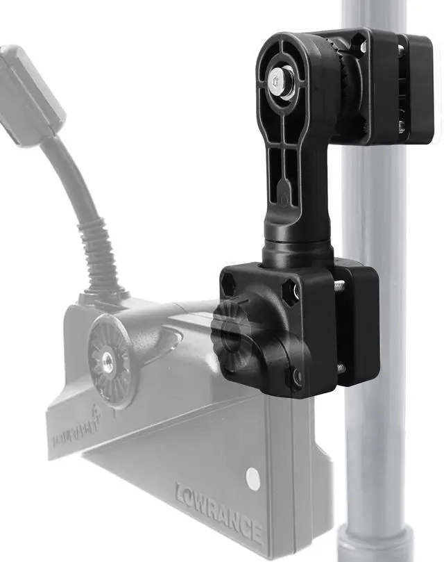 Main image of 0 Degree Transducer Pole Mount Fits Lowrance ActiveTarget2 (AT2) | Fits 1.1-1.38" (28-35 mm) pole or trolling motor shaft. Easy forward/down mode switch. Replaces 000-15959-001