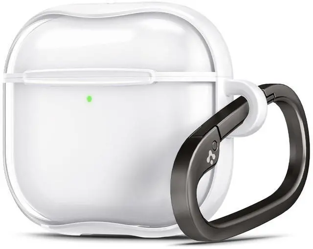 Main image of Ultra Hybrid Designed for AirPods 4 Case (2024) | TPU & PC Dual Layer Protection, Anti-Yellowing Clear Cover with Wireless Charging Compatibility - Jet White